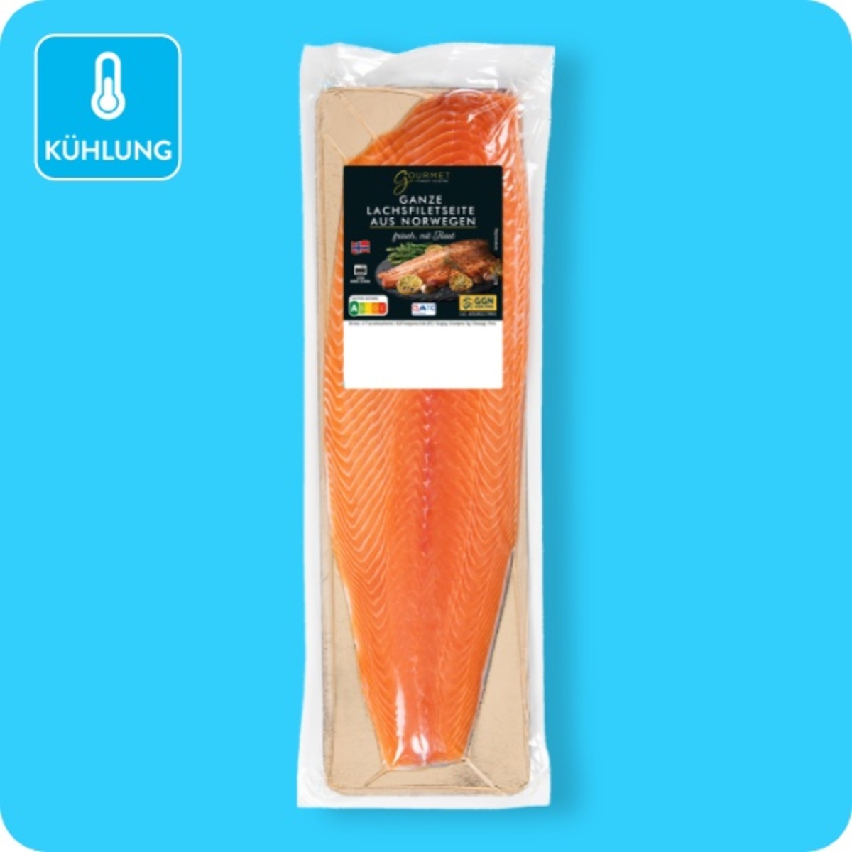 GOURMET FINEST CUISINE Lachsfilet aus Norwegen, GGN-zertifiziert von ...