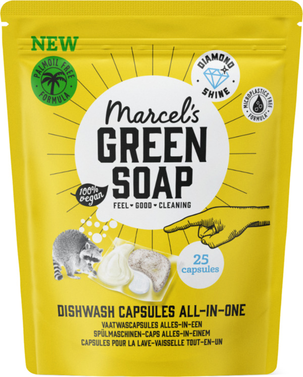 Bild 1 von Marcel's Green Soap All-in-One Spülmaschinentabs 25 WL