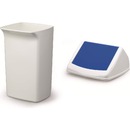 Bild 1 von Abfallbehälter-Set DURABIN Flip 40 Liter, weiß/blau