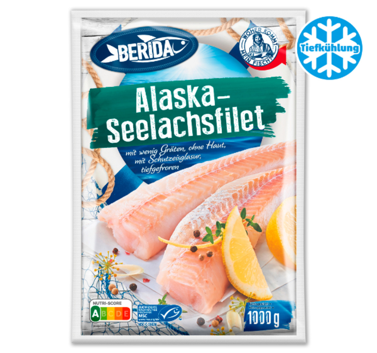 Bild 1 von BERIDA Alaska-Seelachsfilet