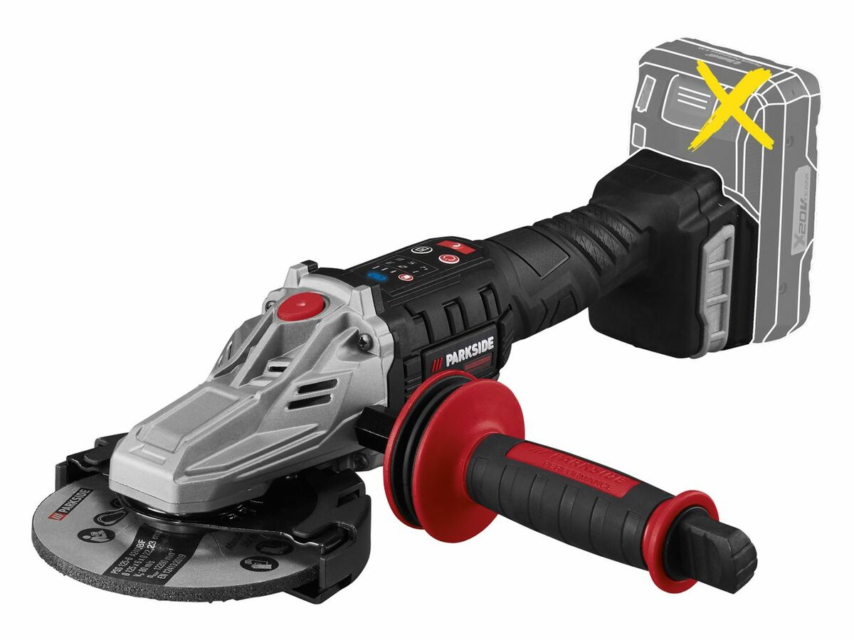 Bild 1 von PARKSIDE PERFORMANCE® Akku-Flachkopf-Winkelschleifer 20 V, 
         Stück