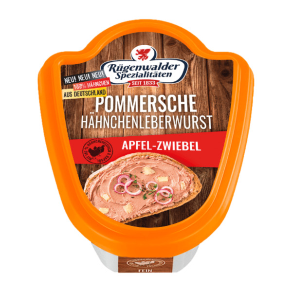 Bild 4 von RÜGENWALDER SPEZIALITÄTEN Pommersche Hähnchenleberwurst 125g