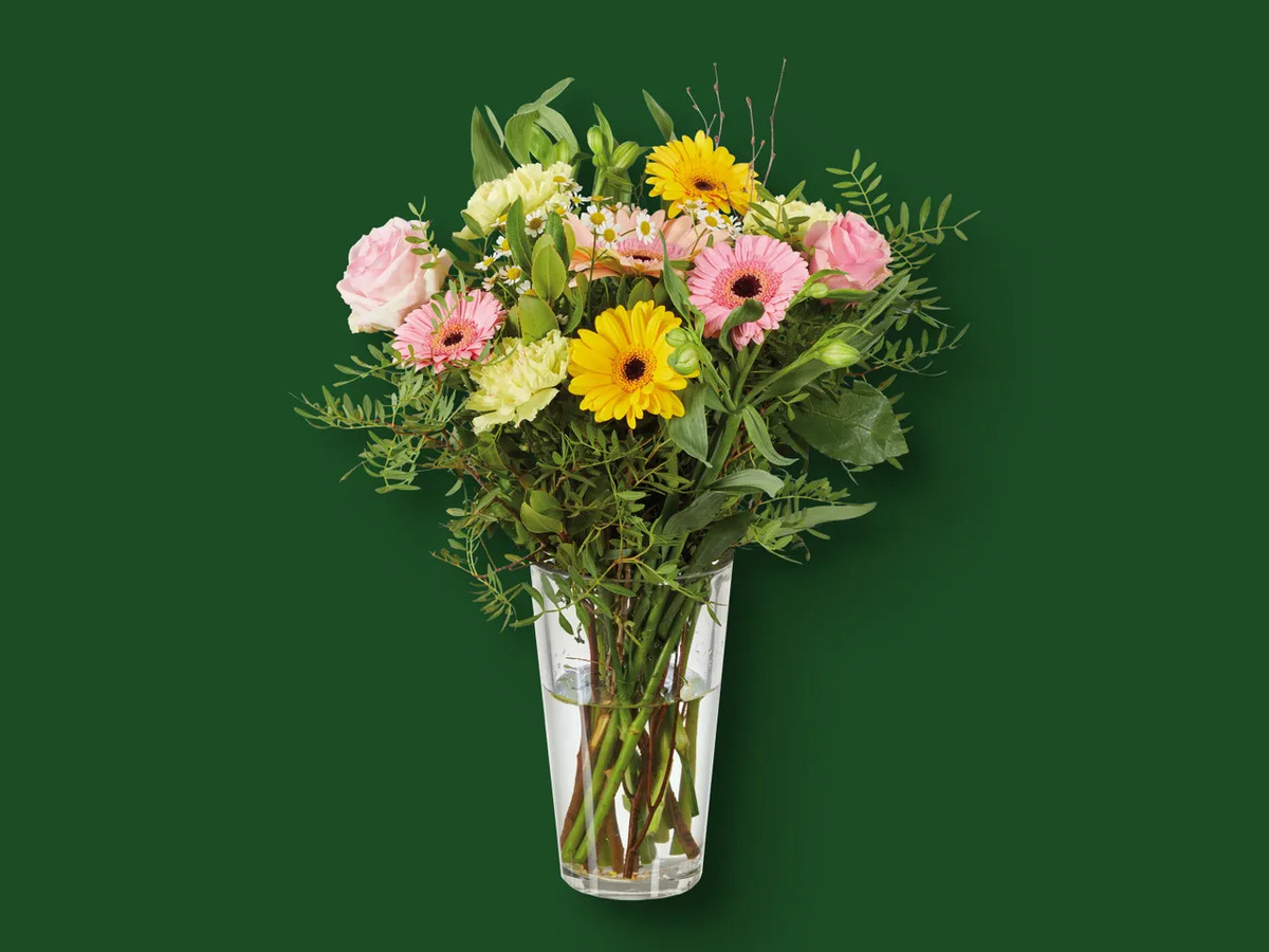 Bild 1 von Bunter Osterstrauß, 
        21 Stiele  Strauß