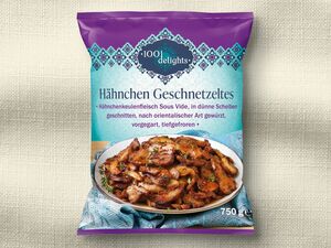 1001 delights Hähnchen-Geschnetzeltes, 
         750 g