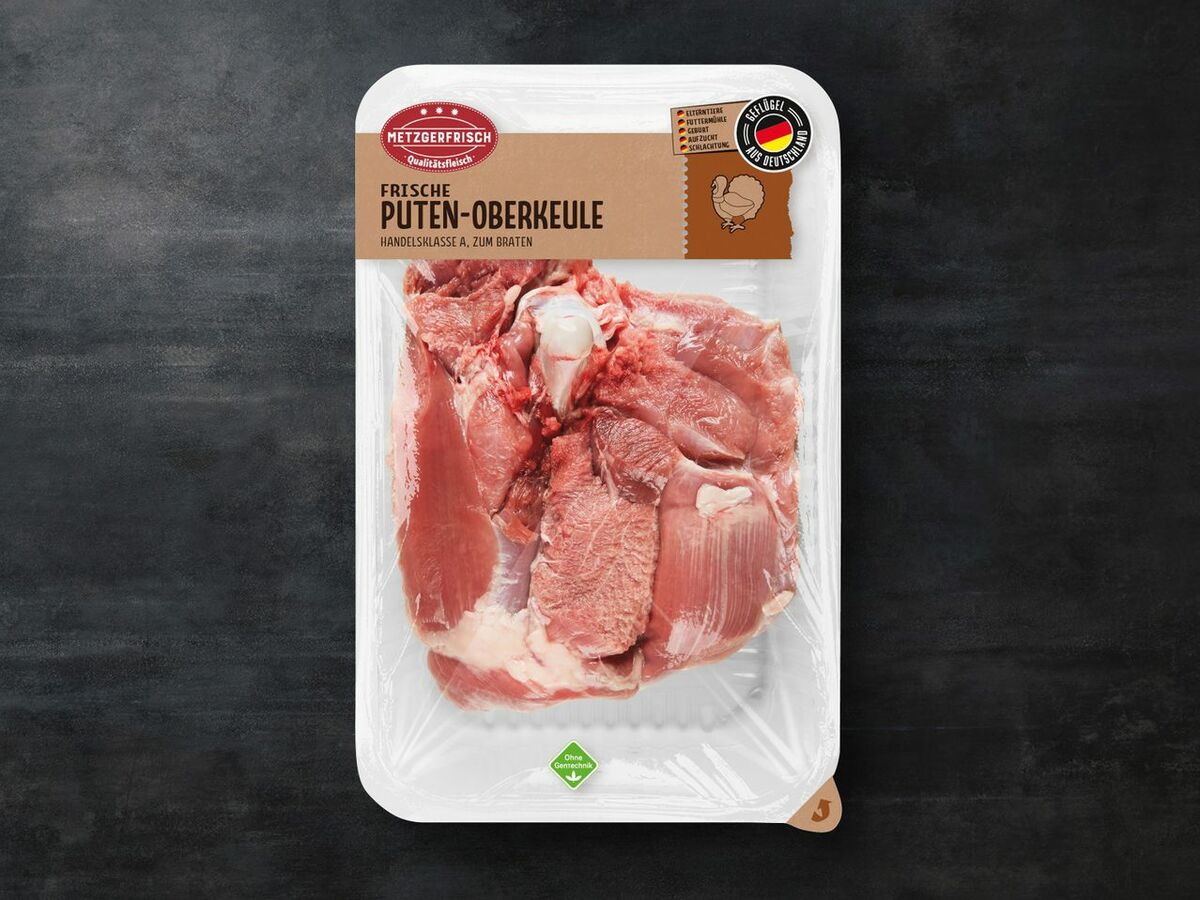 Bild 1 von Metzgerfrisch Frische Puten-Oberkeule, 
         1 kg