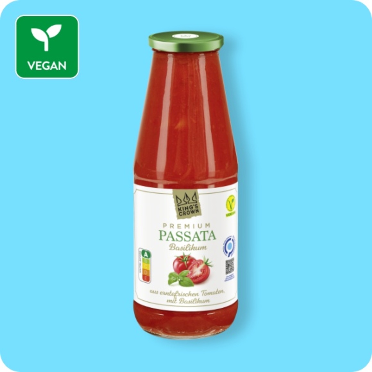 Bild 1 von KING'S CROWN Premium-Passata, Basilikum oder Klassik