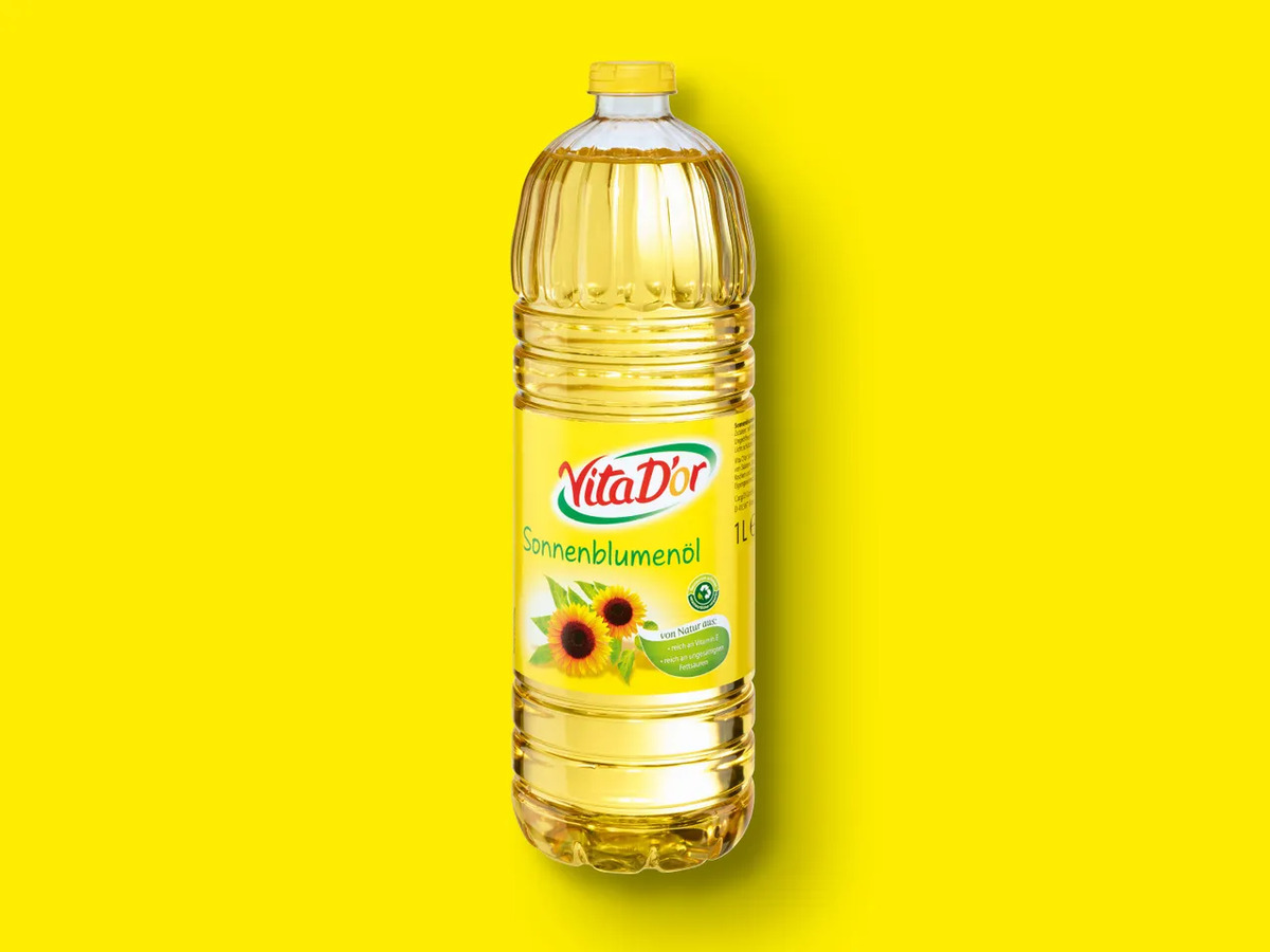 Bild 1 von Vita D'or Sonnenblumenöl, 
         1 l