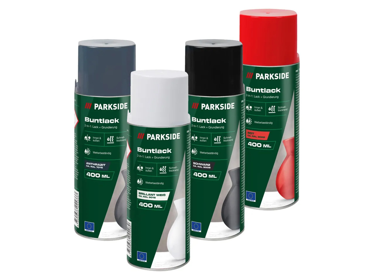 Bild 1 von PARKSIDE® Buntlack, 
         400 ml