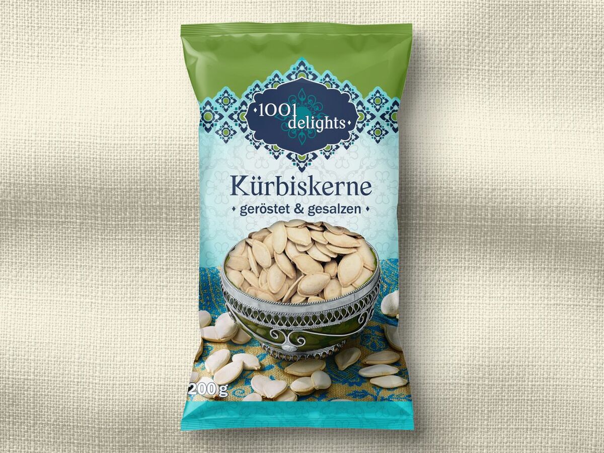 Bild 1 von 1001 delights Kürbiskerne, 
         200 g
