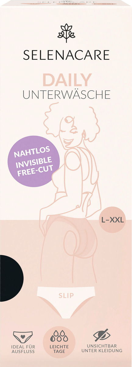 Bild 1 von SELENACARE Tagesslip Freecut Daily schwarz Gr. L-XXL