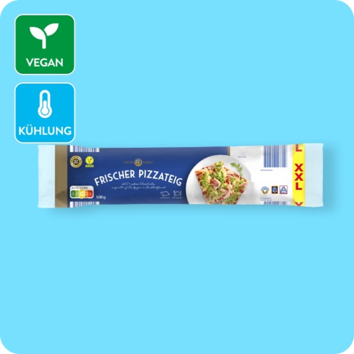 CUCINA NOBILE XXL-Pizzateig, Frischer Pizzateig von ALDI SÜD ansehen!