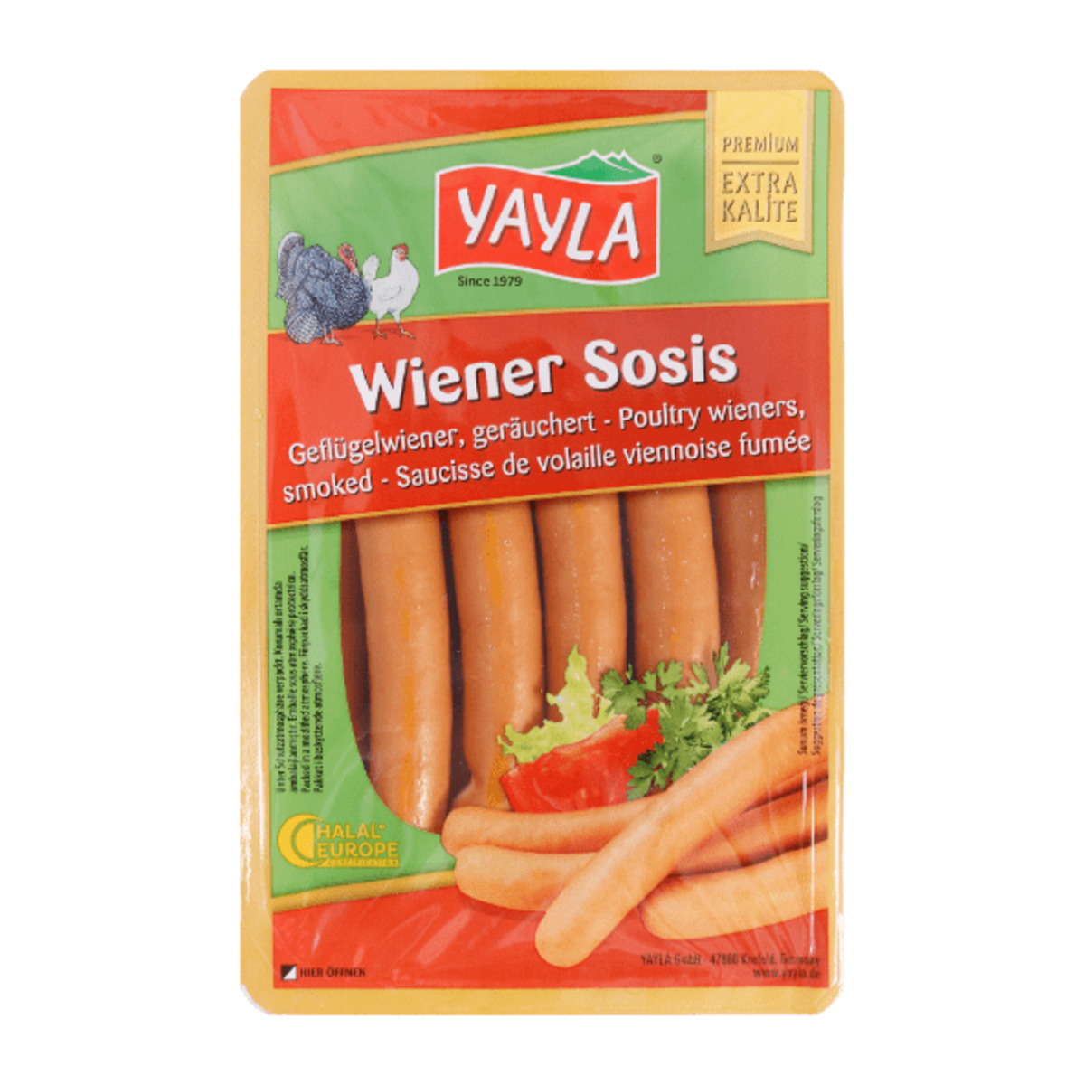 Bild 1 von YAYLA Wiener Sosis 400g