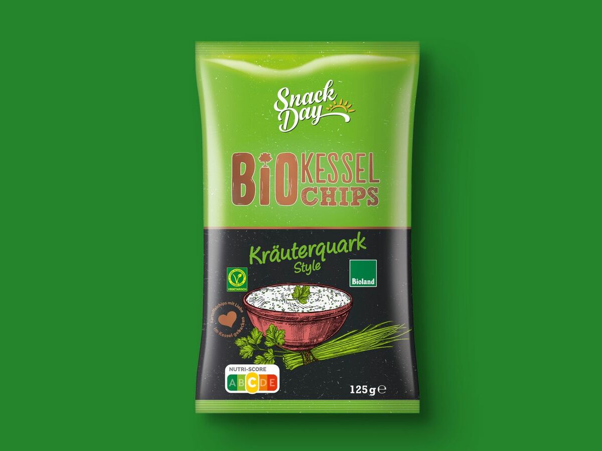 Bild 1 von Bioland Kesselchips, 
         125 g