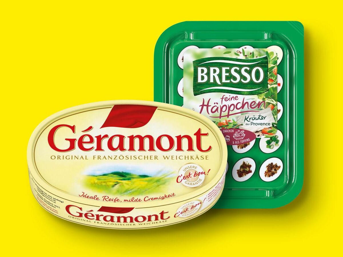 Bild 1 von Géramont Weichkäse/Minis/Bresso Feine Häppchen, 
         200/3x 50/100 g