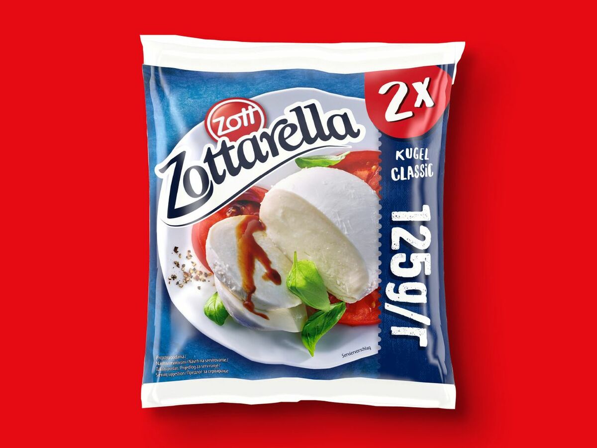 Bild 1 von Zott Zottarella Kugel Classic, 
         2x 125 g