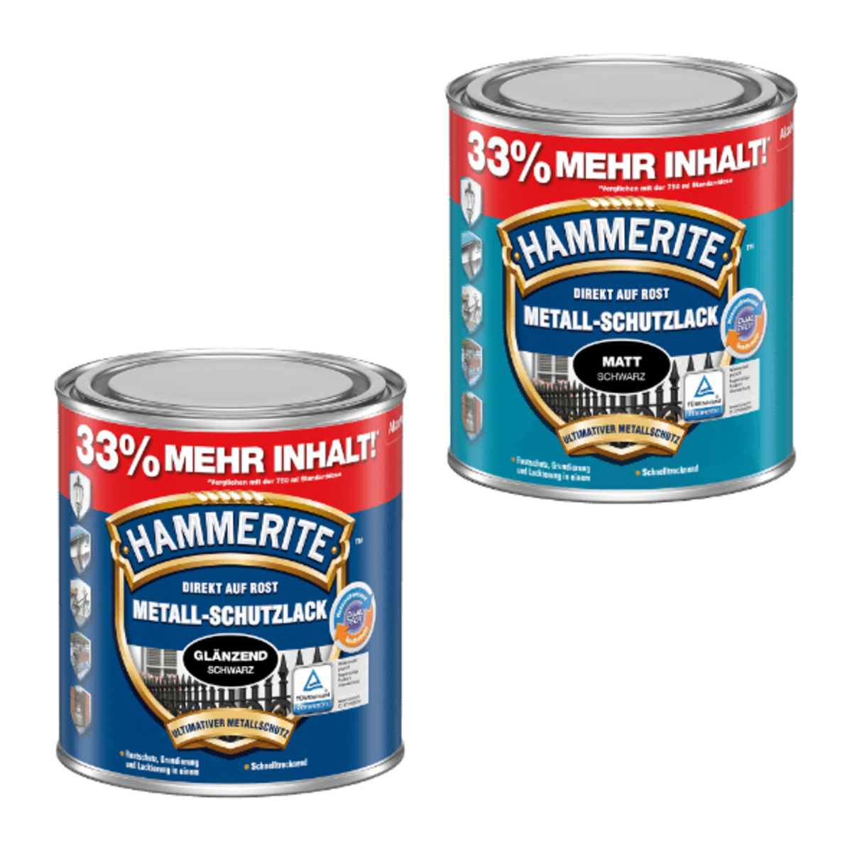 Bild 1 von HAMMERITE Metall-Schutzlack 1L