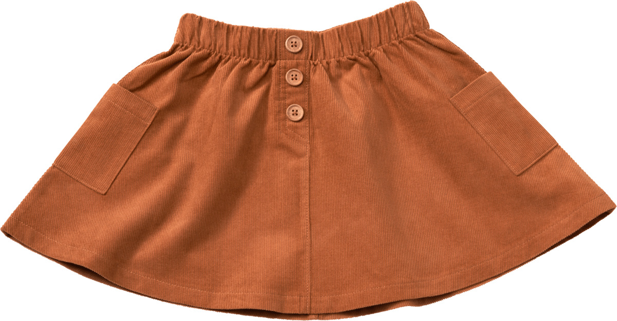 Bild 1 von ALANA Rock aus Cord mit Knöpfen, braun, Gr. 104