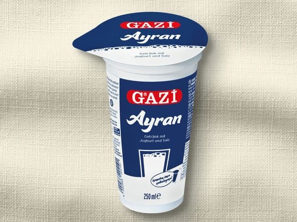 Bild 1 von Gazi Ayran Joghurt Drink, 
         250 ml