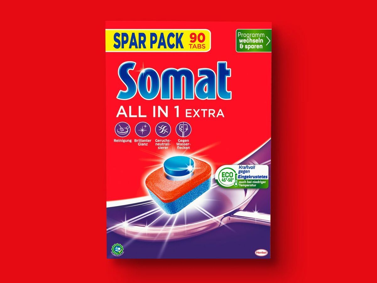 Bild 1 von Somat Tabs/ Caps, 
         90/70/80/100/135 Stück