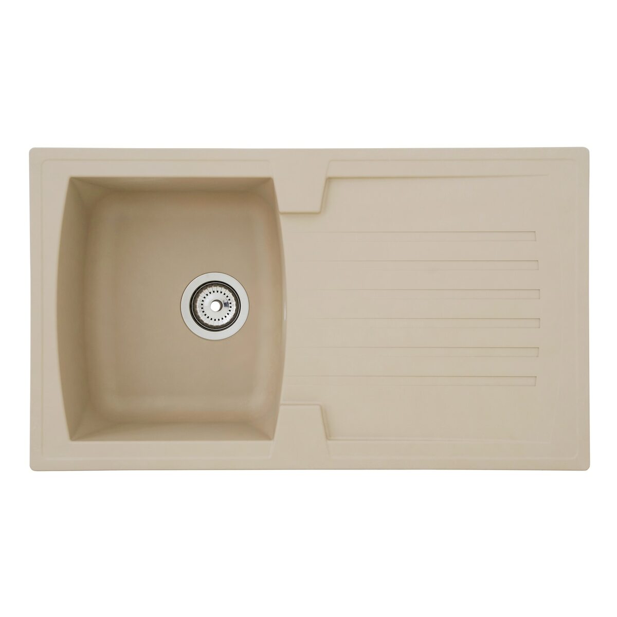 Bild 1 von Respekta Mineralite Einbauspüle Boston 86x50 cm - Sandbeige