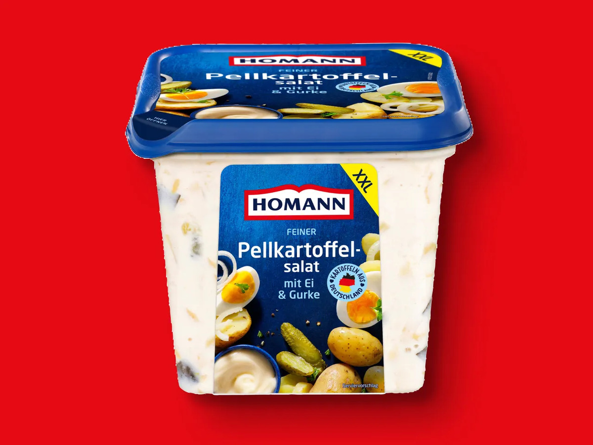 Bild 1 von Homann Feiner Pellkartoffelsalat XXL, 
         1 kg