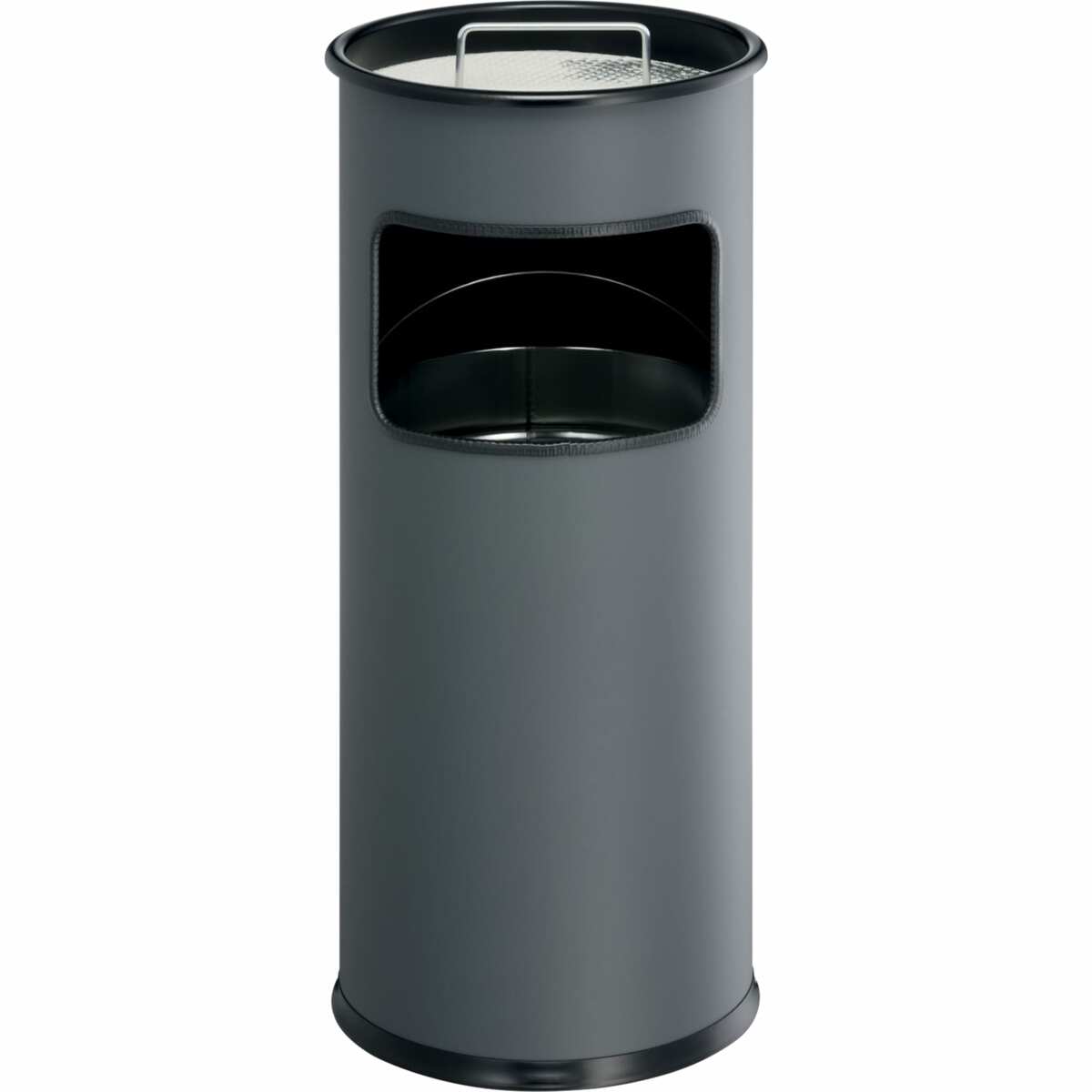 Bild 1 von Papierkorb mit Ascher, anthrazit