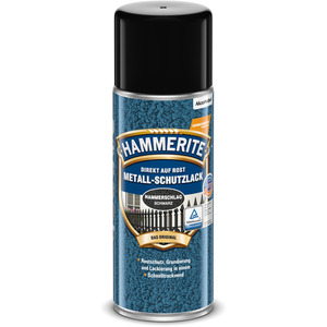 Hammerite Metallschutzlack-Spray Hammerschlag-Effekt schwarz 400 ml