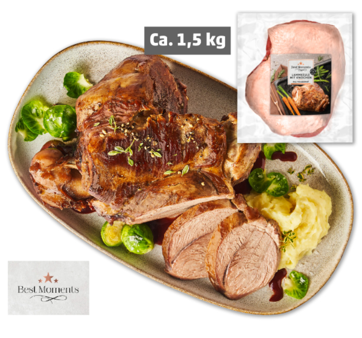 Bild 1 von BEST MOMENTS Frische Lammkeule*
