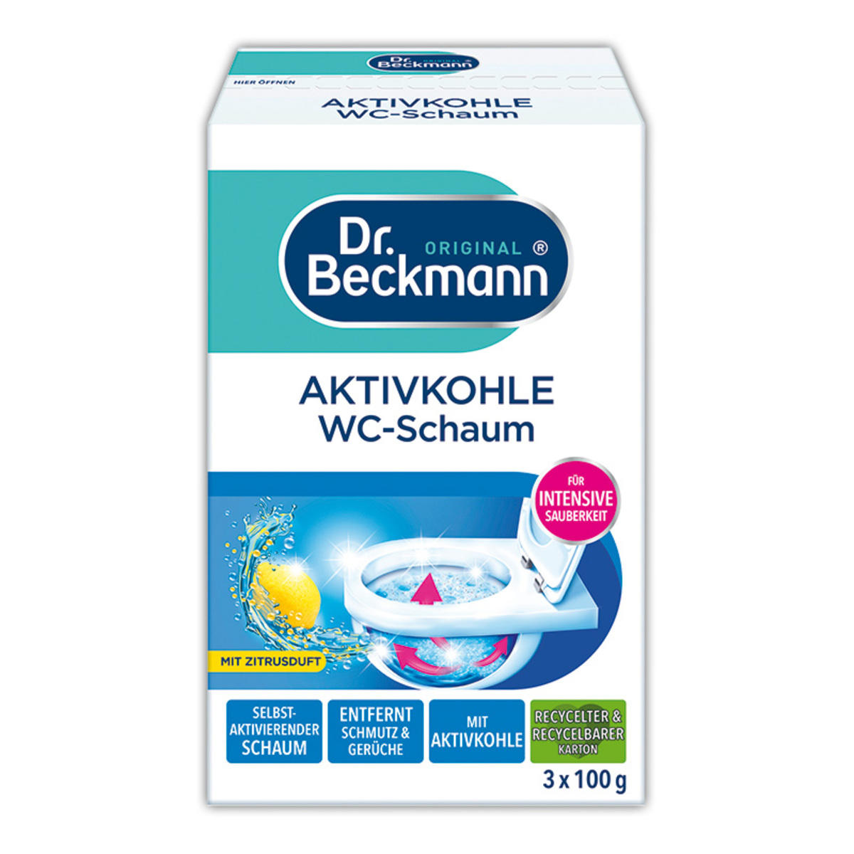 Bild 1 von Dr. Beckmann Aktivkohle WC-Schaum