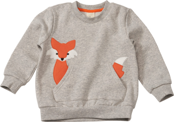 Bild 1 von ALANA Sweatshirt mit Fuchs-Motiv, grau, Gr. 110