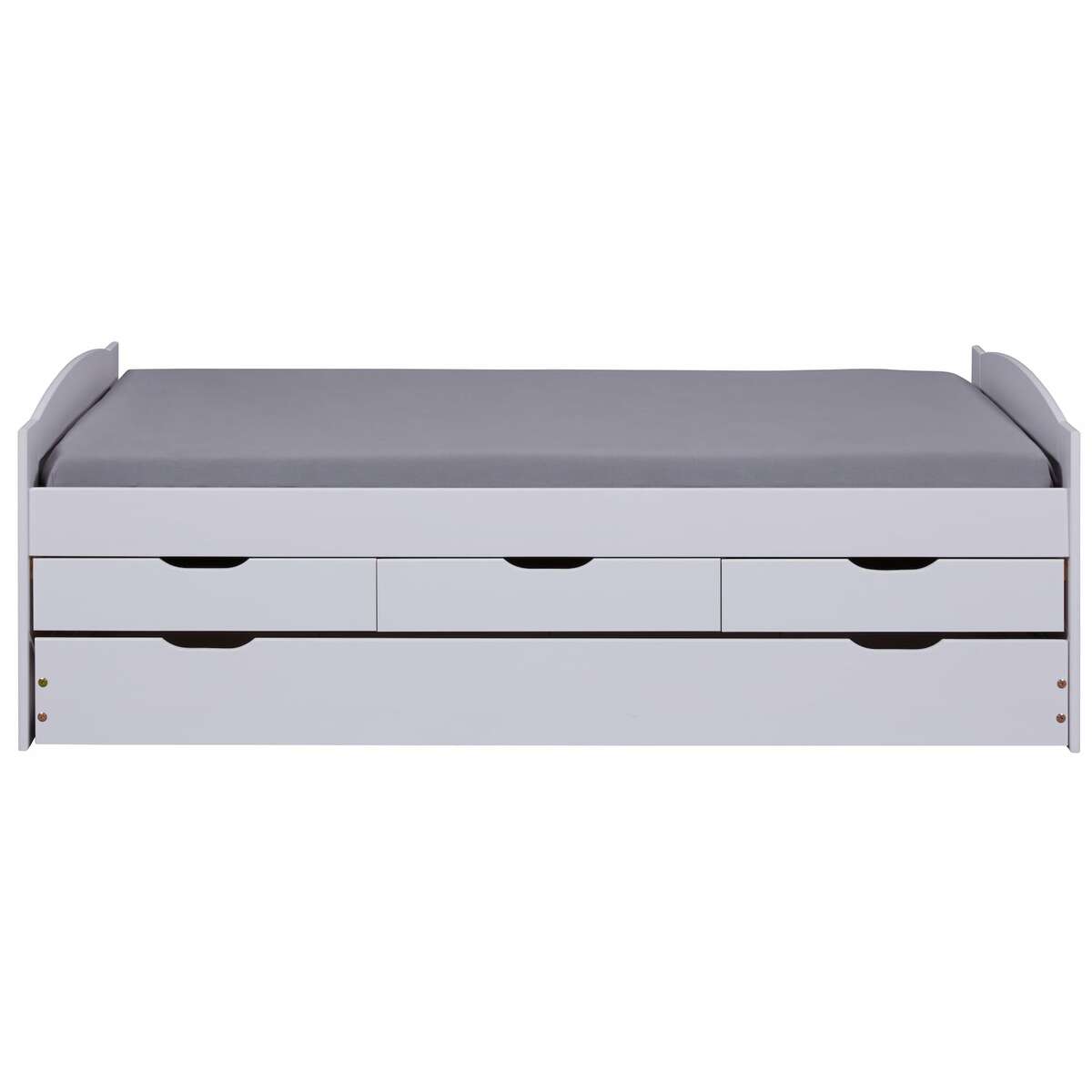 Bild 1 von Funktionsbett "Aus eins mach zwei" 90x190 - Weiss