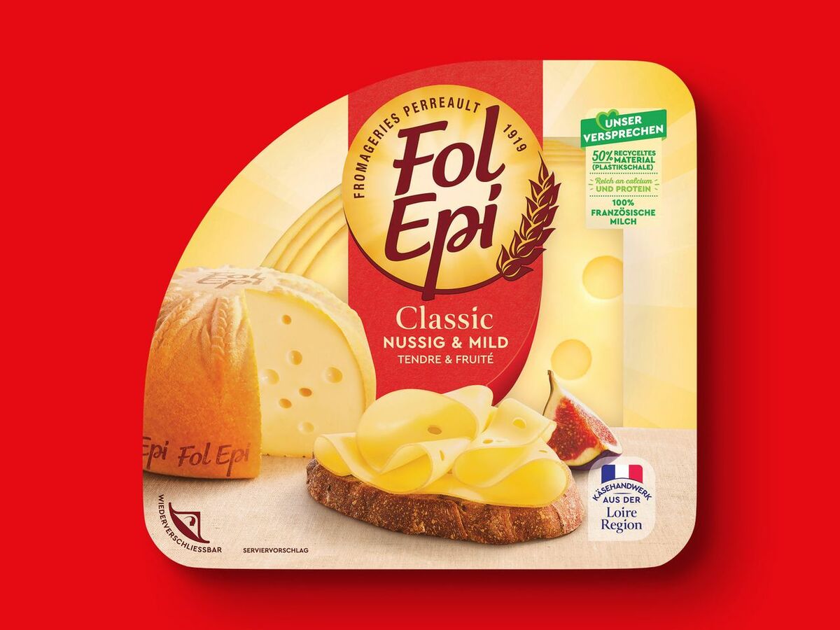 Bild 1 von Fol Epi Käsescheiben, 
         150/130/100 g