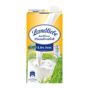 LANDLIEBE Haltbare Landmilch 3,8 % Fett 1L