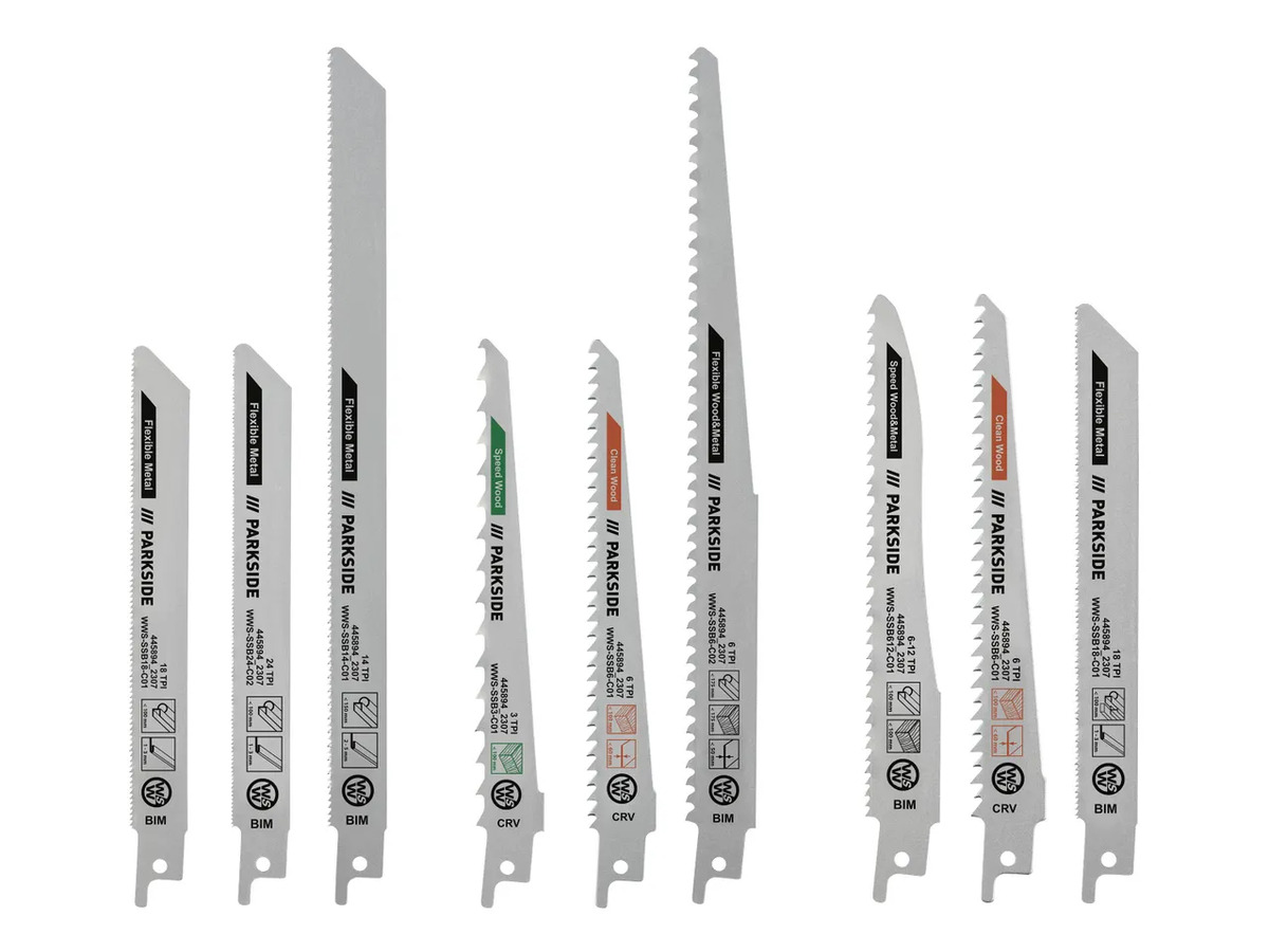 Bild 1 von PARKSIDE® Sägeblattset, 3-teilig, 
         Set