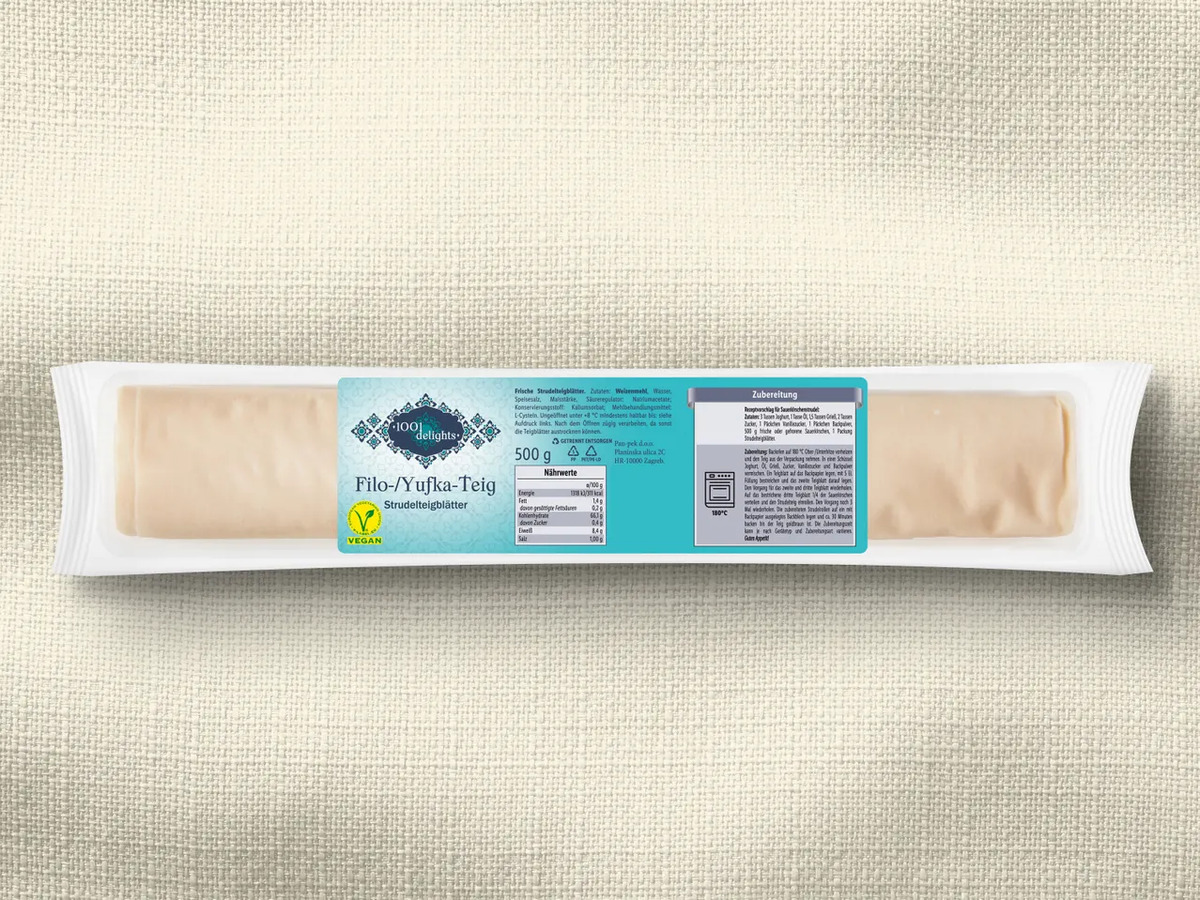 Bild 1 von 1001 delights Filo-/Yufka-Teig, 
         500 g