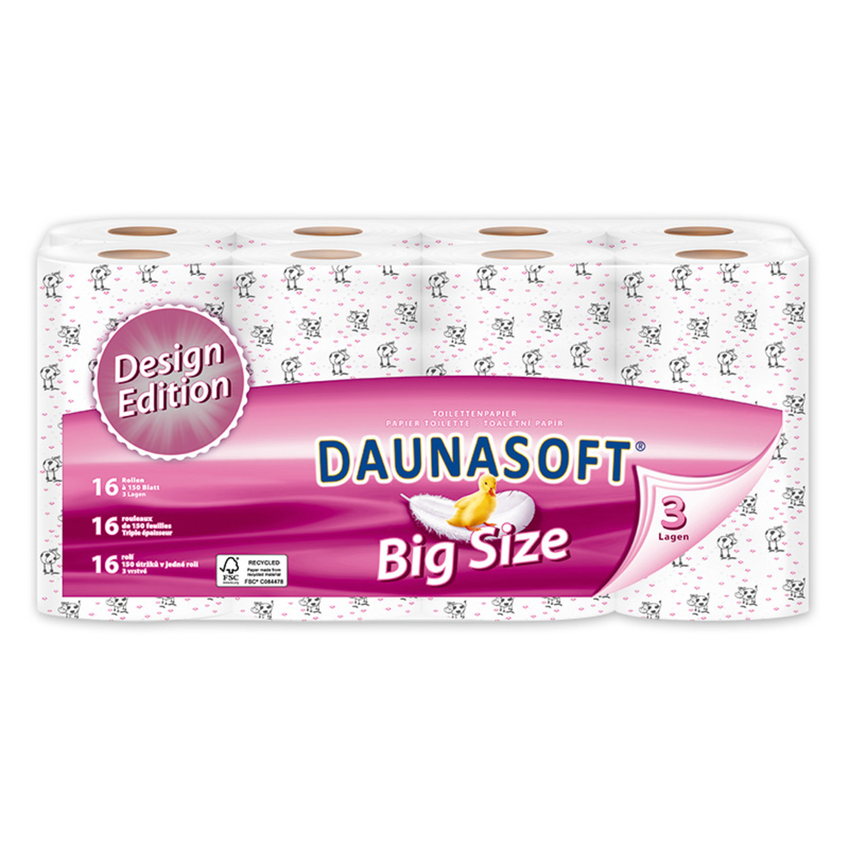 Bild 1 von Daunasoft Toilettenpapier Big Size