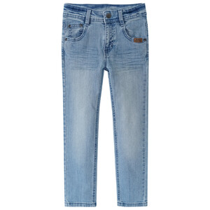 Jungen Slim-Jeans mit verstellbarem Bund HELLBLAU