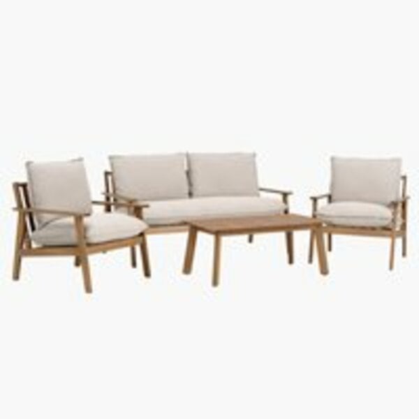 Bild 1 von Lounge-Set RYDDET 4.5 Personen Hartholz