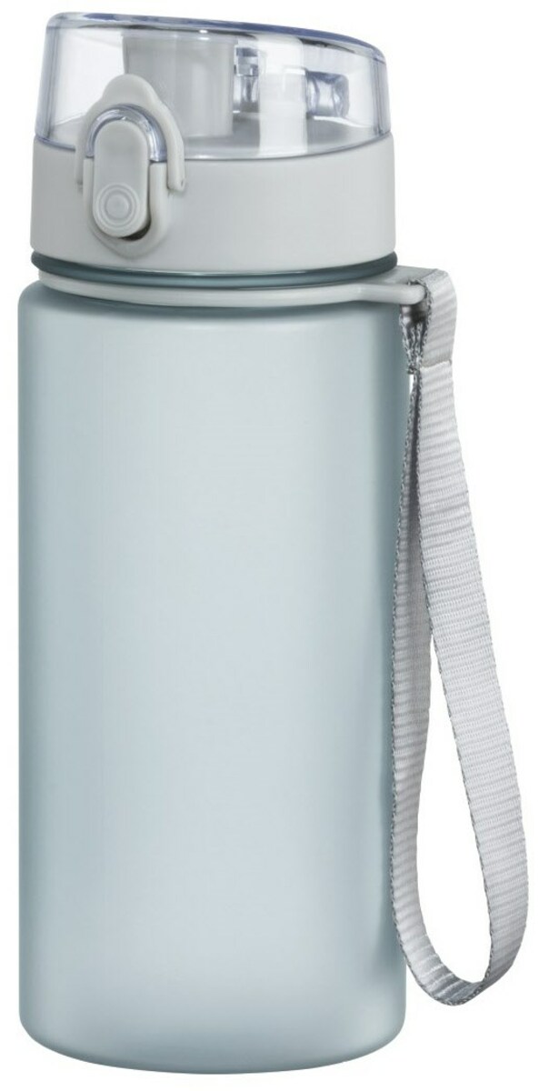 Bild 1 von Sport-Trinkflasche (500ml) mit Trageschlaufe Transparent/Blau