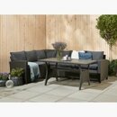 Bild 1 von Lounge-Set ULLEHUSE 6 Personen Stauraum schwarz