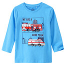 Bild 1 von Jungen Langarmshirt mit Fahrzeug-Motiv HELLBLAU
