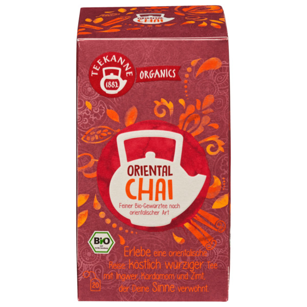 Bild 1 von Teekanne Organics Bio Tee Oriental Chai 36g, 20 Beutel