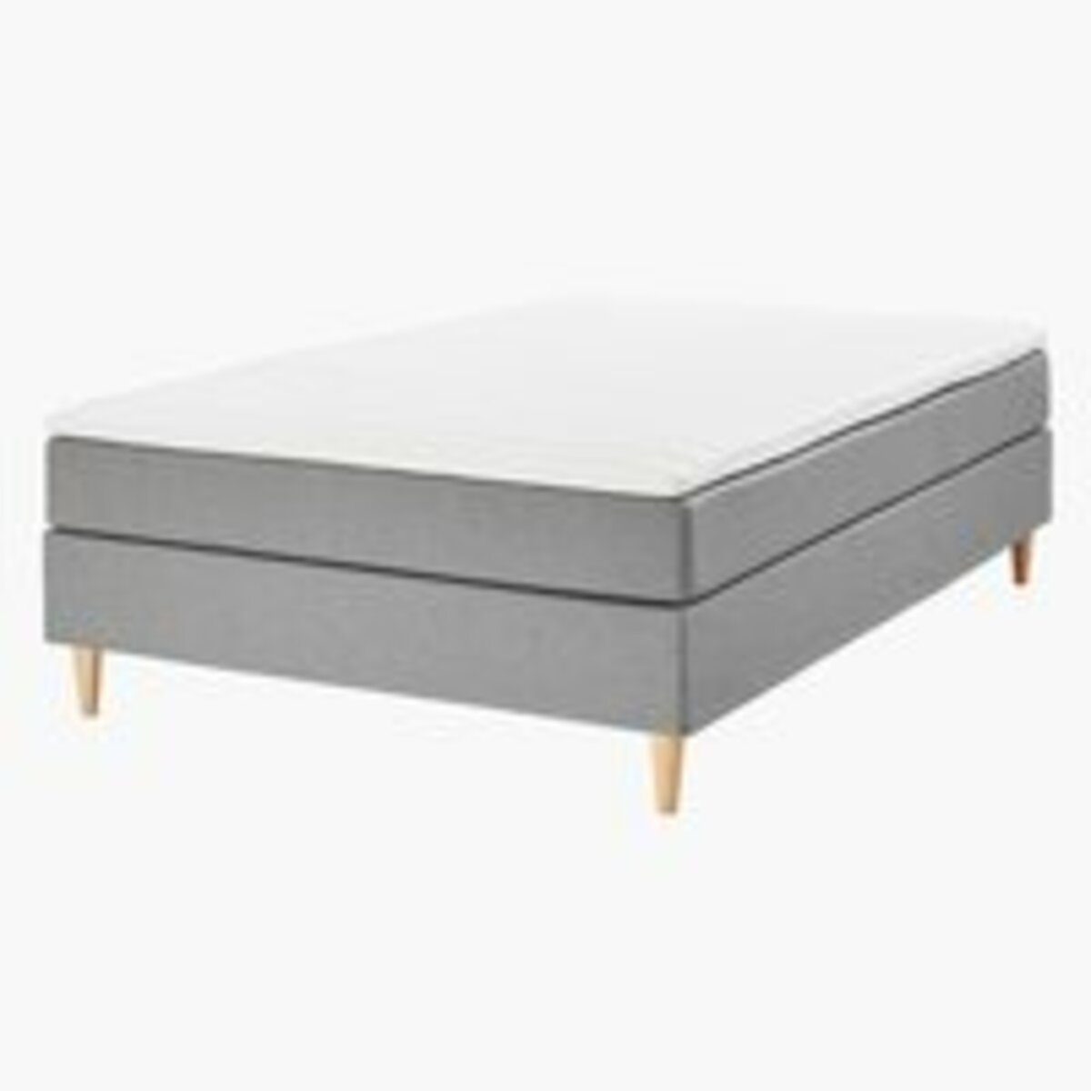 Bild 1 von Boxspringbett 140x200 BASIC C10 grau-23
