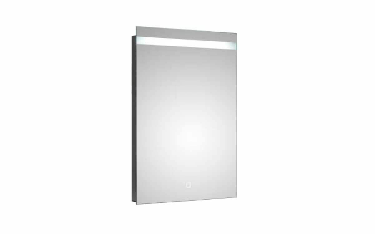 Bild 1 von LED-Spiegel 26, Aluminium, 50 x 70 cm, inkl. Touchsensor