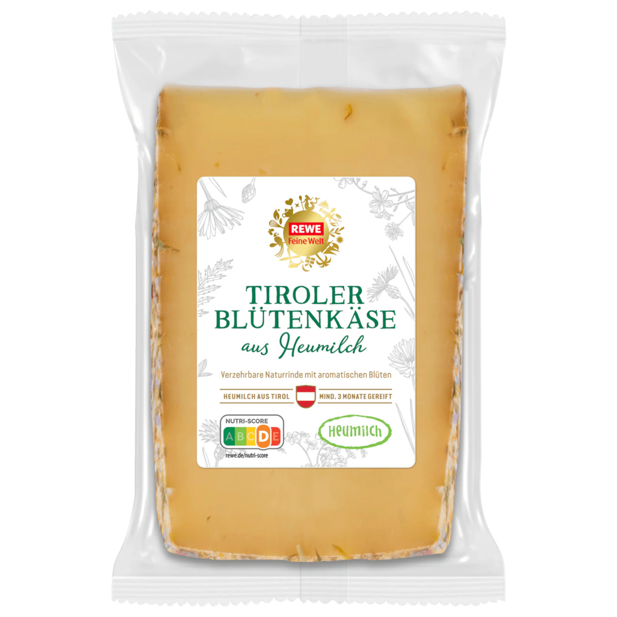 Bild 1 von REWE Feine Welt Bergblumenkäse aus Heumilch 200g