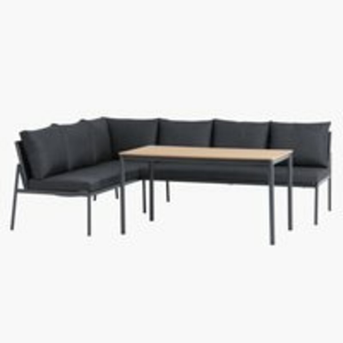 Bild 1 von Lounge-Set HAFJELL 6 Personen schwarz
