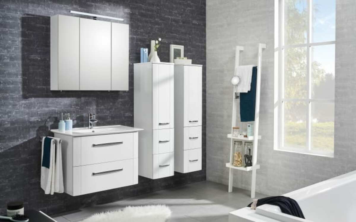 Bild 3 von LED-Spiegelschrank 3006, weiß