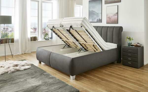 Bild 4 von Polsterbett OC-PB2004, anthrazit, 180 x 200 cm