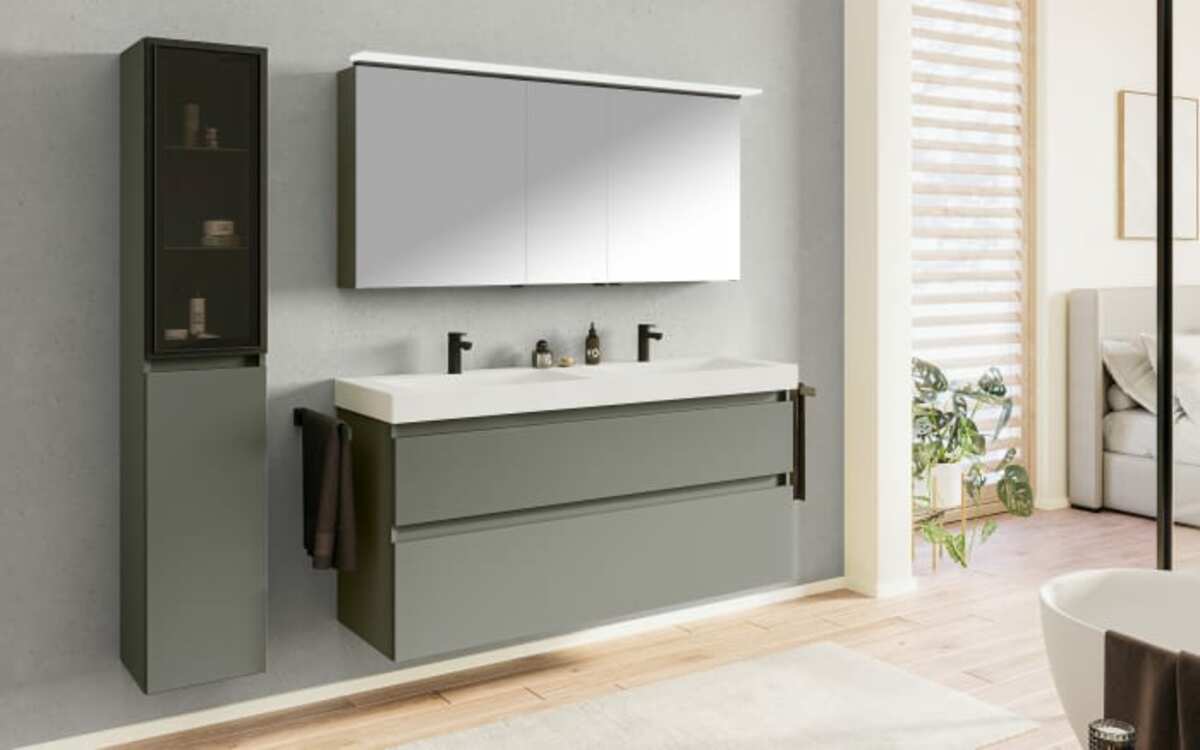 Bild 2 von Mondo - Spiegelschrank Moyo, betongrün