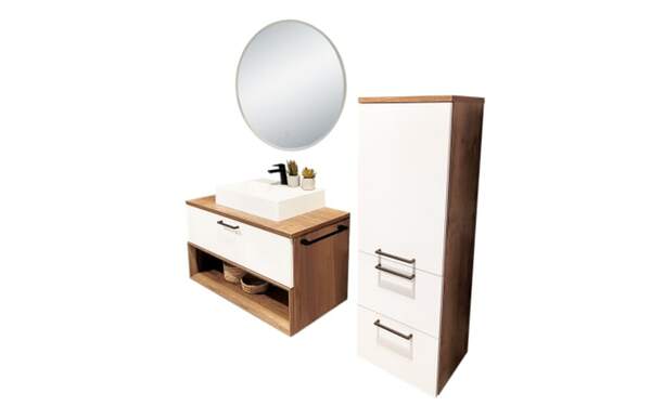 Bild 2 von LED-Spiegel Abril, silber, 80 cm